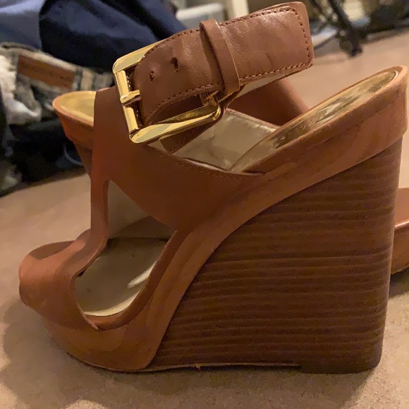 Open toed ankle step wedges - Picture 2 of 5